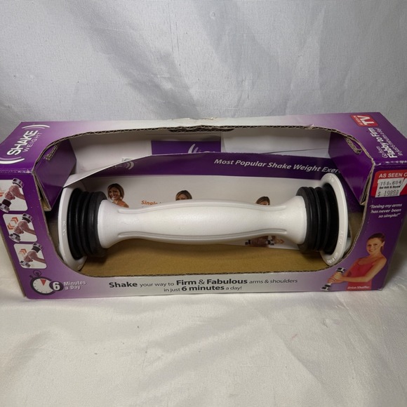 Shake Weight Other - Shake Weight for Women White 2.5lb Upper Body Workout Dumbbell SW2000RT with DVD